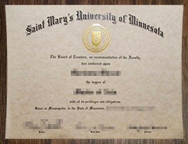 purchase realistic Saint Mary's University of Minnesota degree