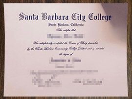 purchase realistic Santa Barbara City College degree