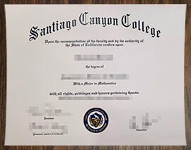 purchase realistic Santiago Canyon College degree