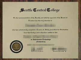 purchase realistic Seattle Central College degree