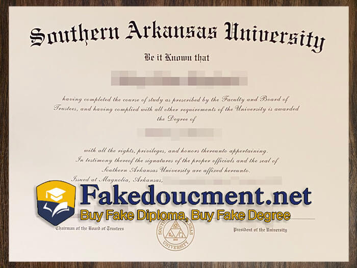 purchase realistic Southern Arkansas University diploma