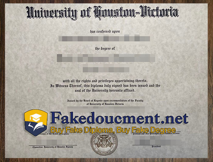 purchase realistic University of Houston-Victoria diploma