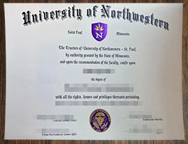 purchase realistic University of Northwestern-St Paul degree