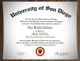 purchase realistic University of San Diego degree