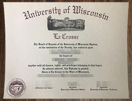 purchase realistic University of Wisconsin La Crosse degree