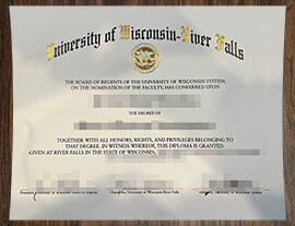 purchase realistic University of Wisconsin- River Falls degree