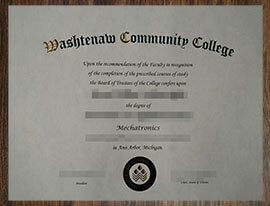 purchase realistic Washtenaw Community College degree