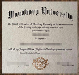 purchase realistic Woodbury University degree