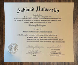 purchase realistic Ashland University degree