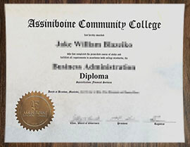 purchase realistic Assiniboine Community College degree