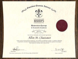 purchase realistic Bishop's University degree