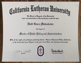 purchase realistic California Lutheran University degree