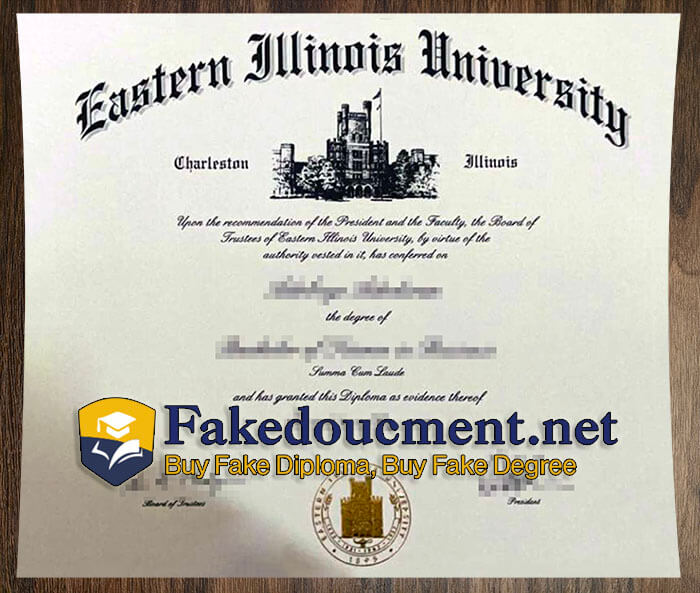 purchase realistic Eastern Illinois University diploma