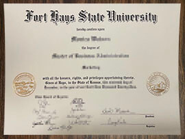 purchase realistic Fort Hays State University degree