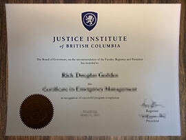 purchase realistic Justice Institute of British Columbia degree