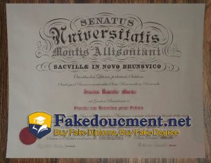 How To Buy A Fake Mount Allison University Degree Online