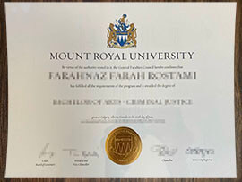 purchase realistic Mount Royal University degree