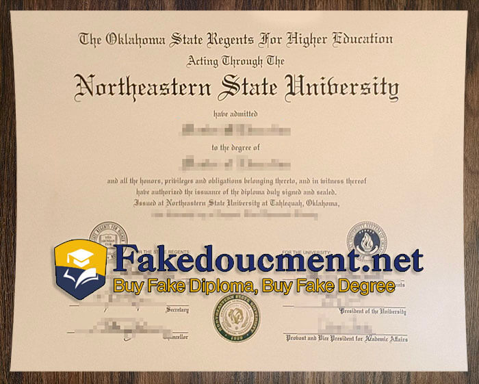 purchase realistic Northeastern State University diploma