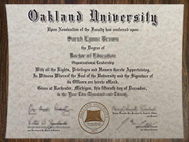 purchase realistic Oakland University degree