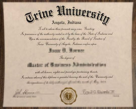 purchase realistic Trine University degree