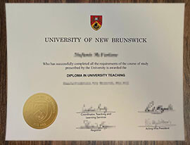 purchase realistic University of New Brunswick degree