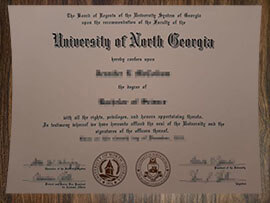 purchase realistic University of North Georgia degree