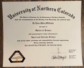 purchase realistic University of Northern Colorado degree