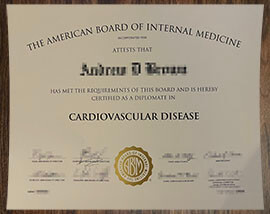 purchase realistic American Board of Internal Medicine certificate