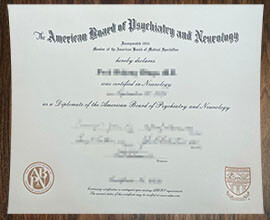 purchase realistic American Board of Psychiatry and Neurology certificate