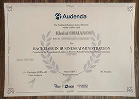 purchase realistic Audencia Business School degree