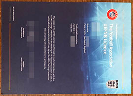 purchase realistic Football Association UEFA B Licence certificate