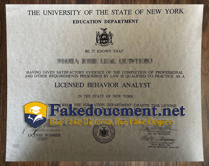 purchase realistic NY Architect License certificate