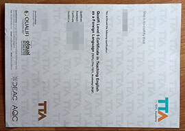 purchase realistic TTA Qualifi Level 5 Certificate