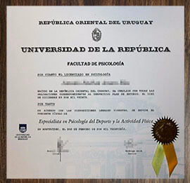 purchase realistic Universidad de la Republica certificate