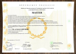 purchase realistic Universite De La Reunion degree