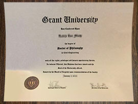 purchase realistic Grant University degree