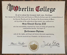 purchase realistic Oberlin College degree